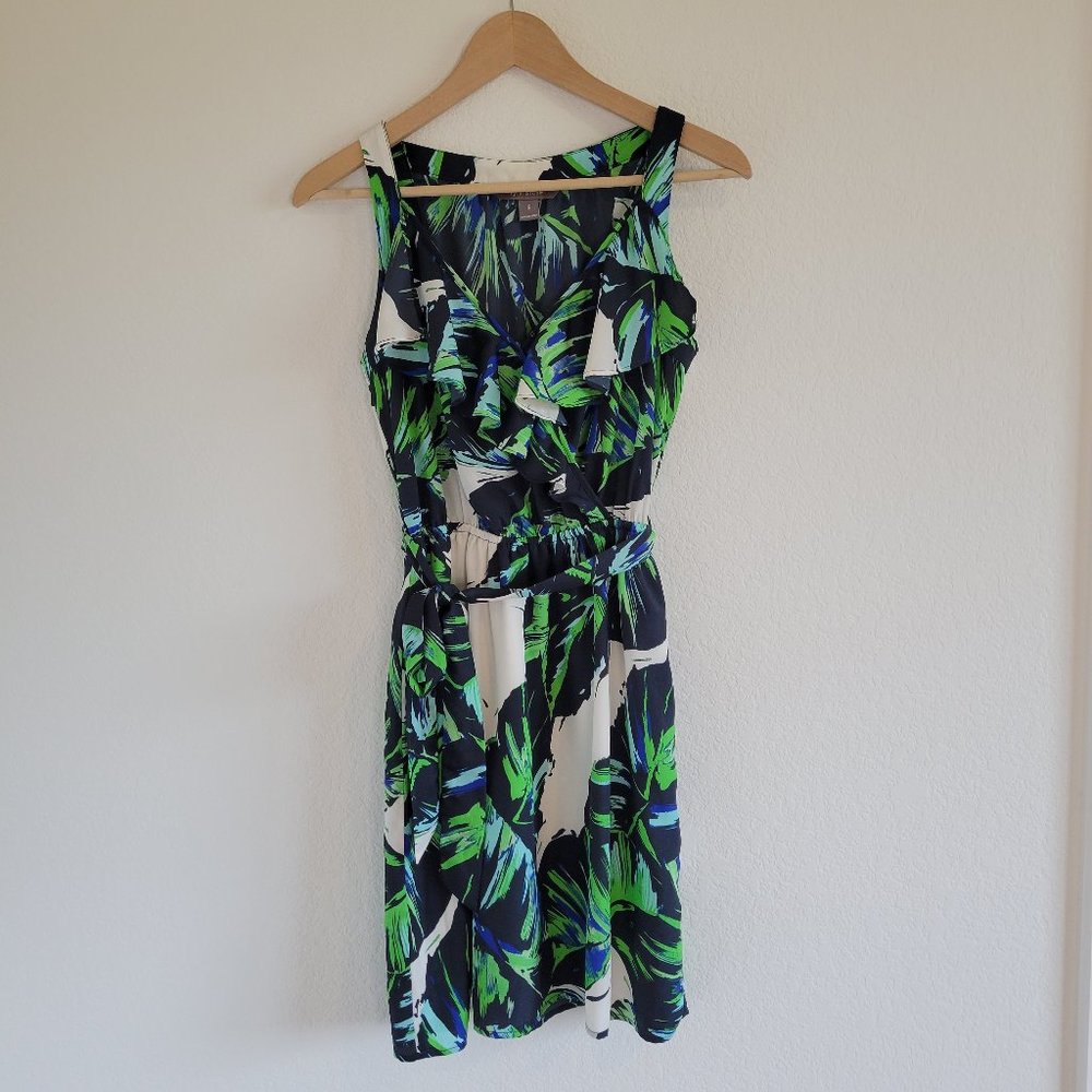 Fynn & Rose Tropical Ruffled Dress